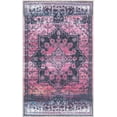 thumbnail image 3 of Unique Loom Roma Renaissance Rug Antique Rose/Black 2' x 3' 1" Rectangle Machine Washable Textured Border Transitional Flatweave Perfect For Living Room Bed Room Dining Room Office, 3 of 6
