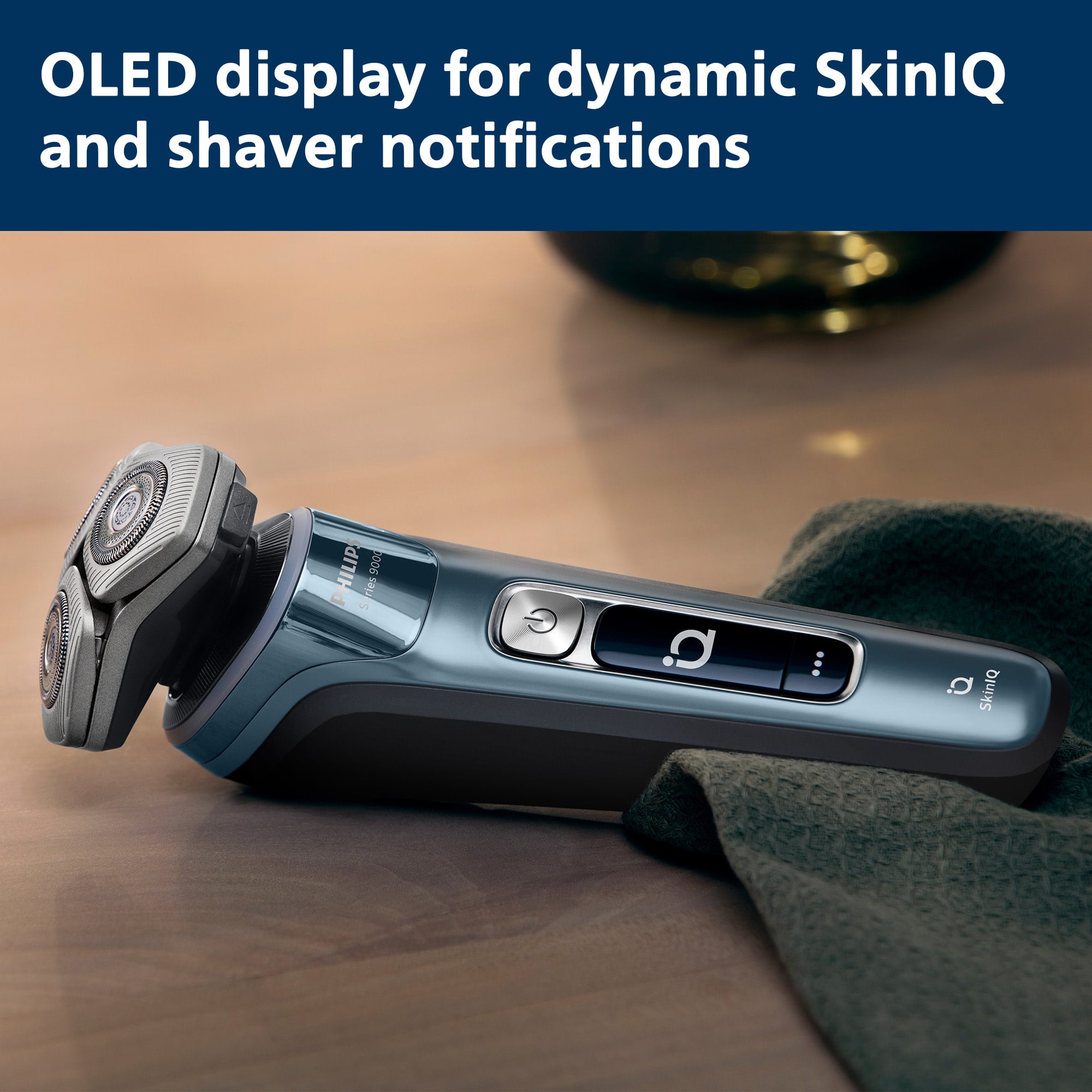 Philips Series 9000, Wet & Dry Electric Shaver, Ice Blue, S9982/50