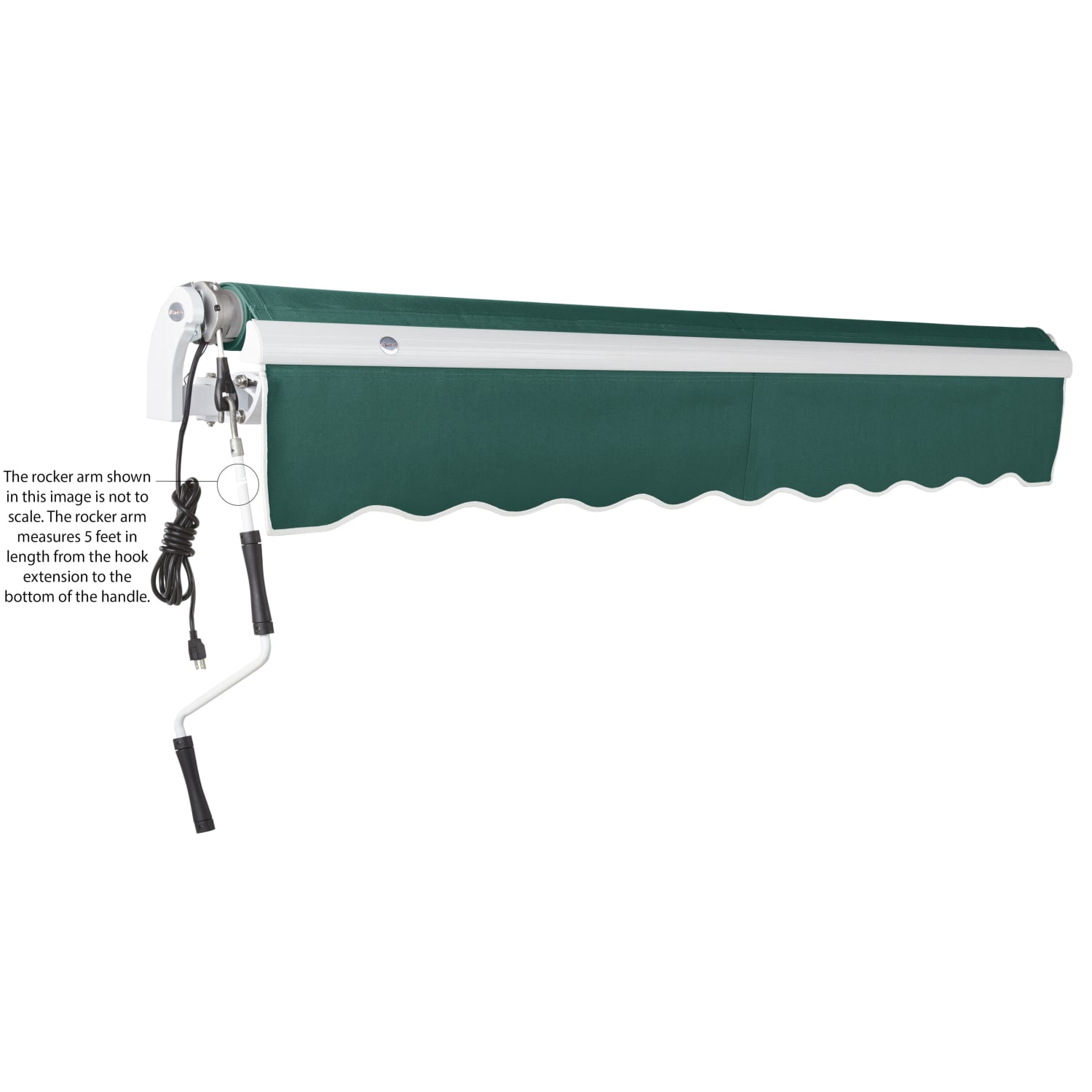 Awntech Maui Left Motor with Remote Motorized Retractable Awning
