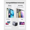 thumbnail image 5 of UGREEN Nexode 45W Cargador USB C GAN Portátil, PD Tipo C 25W+20W con 2 Puertos, Carga Rápido para Galaxy S25 S24 S23 S22 Ultra, Compatible con iPhone 17 Pro MAX 16 15, Pixel 9 8, 5 of 5