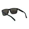 thumbnail image 4 of Kush Mens Color Mirror Lens Sport Horn Sunglasses Matte Black Blue Mirror, 4 of 4