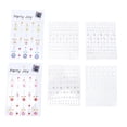 thumbnail image 4 of MasteelfCA 6 Sheets Forehead Paste Eyebrow Stickers Masquerade Ball Face Decor Sticker, 4 of 7