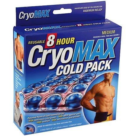 Cryo-MAX 8 Hour Reusable Cold Therapy Ice Pack - Medium - 6" x 12"