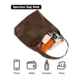 thumbnail image 3 of LAVA Hobo Bag Purses for Women, Soft Shoulder Bag Vegan Leather Tote Slouchy Handbag with Pouch (Coffee), 3 of 7
