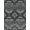 Black White, Pattern 1, variant on Design&I 5'x7' Washable Area Rug Mens Block Contemporary Abstract Intersecting Lines Sunflower for Dining Room, Under Table, Home Office, Snag-Free, Skid-Resistant