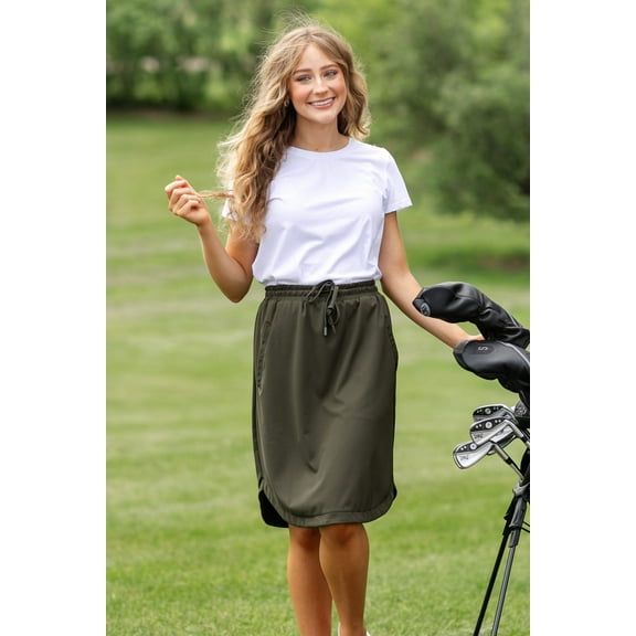 Kenedi Sport Athletic Midi Skirt