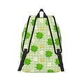 thumbnail image 2 of Bixox St Patrick's Day11 Printing Canvas Backpack Lightweight Casual Travel Backpack School Backpack Fits 15.6 Inch Notebook, 2 of 5