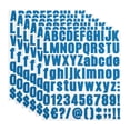 thumbnail image 1 of Uxcell Letras y Números de Vinilo Kit de Calcomanías, Calcomanías Autoadhesivas para Buzón, Señal Azul Oscuro 486 Piezas 6 Hojas, 1 of 6