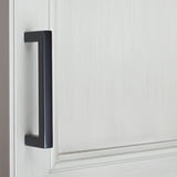 GlideRite Matte Black Square Cabinet Pulls - 3-3/4" Center To Center, Pack Of 25, Solid Zinc Alloy 5 thumbnail image