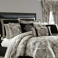 thumbnail image 5 of J. Queen New York Guiliana King Comforter Set in Silver, 5 of 5