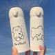 thumbnail image 2 of Taza de osito de peluche para niñas, bonita taza térmica de acero inoxidable de gran capacidad, resistente a caídas y portátil, taza para niños, 2 of 4