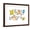Brown Frame, variant on Art.com Untitled Pop Art Giclee Print by Keith Haring, 16" x 12"
