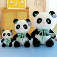 thumbnail image 3 of LIWEN Eye-catching Plush Doll Exquisite Workmanship PP Cotton Cartoon Panda Shape Stuffed Doll Toy for Home, 3 of 8