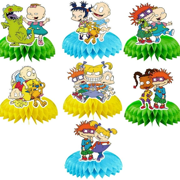 Rugrats Honeycomb Centerpieces Table Toppers Decorations for Birthday Party Decor Supplies