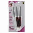 thumbnail image 1 of Lori Nail File & Cuticle Pusher Tool, 3 Pack, 1 of 1