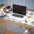 thumbnail image 3 of Long Mouse Pads for Desk,White Dinosaurs Random Words Desk Mats on Top Of Desks, Desk Mouse Pad Extra Large with 3mm Non-Slip Base and Stitched Edge for Gaming,Office,Work,Home 35.4"x15.7", 3 of 6