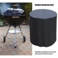 thumbnail image 2 of CAROOTU Outdoor BBQ Rain Cover Round Waterproof and Windproof Sun Protection Bag With Thick PVC Coating For Picnic Camping, 2 of 7