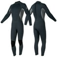 thumbnail image 3 of Abomasnow Full Mens Womens Wetsuit 3mm Neoprene Diving Swimming Thermal Wet Suits Back Zipper Cold Water Warm Swimsuit S-3XL, 3 of 8