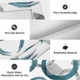 thumbnail image 6 of Turquoise Grey Outdoor Rug for Patio/Deck/Porch, Non-Slip Large Area Rug 4 x 6 Ft, Geometric Circle Modern Abstract Simple Art Indoor Outdoor Rugs Washable Area Rugs, Camping Rug Carpet Runner, 6 of 8