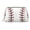 Gold, variant on Travel Makeup Bag White Baseball Wide-open PU Leather Cosmetic Toiletry Pouch with Dividers & Zipper for Women Gold