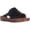 Black, variant on Bella Vita Womens Mae Italy  Leather Mules Slide Sandals White 6.5 Wide (C,D,W)