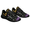 thumbnail image 6 of Halloween Dancing Skeleton Let's Go Ghouls Shoes Sneakers Black Size 8.5, 6 of 7