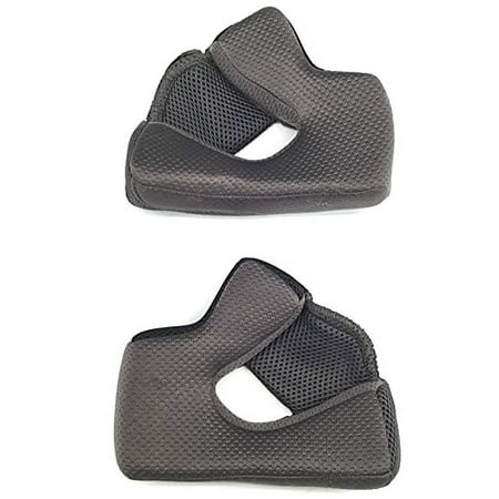 BELL Qualifier Cheek Pads Street Motorcycle Helmet Accessories - Grey / 45MM