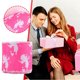 thumbnail image 5 of Aooww Valentine Wired Ribbon Heart and Love Pattern Fabric Ribbons for Gift Wrapping Crafts Wreath Bow Decorations DIY Projects,D, 5 of 5