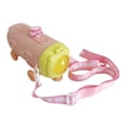 thumbnail image 2 of Botella de agua de autobús para niños con pajita, bonita botella de agua con correa extraíble, taza para beber de 500ml, hervidor para niños, pesca y rosa, 2 of 9