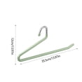 thumbnail image 4 of JilgTeok 4 Packs Hanging Trouser Rack for Home Use Non Marking Non Slip Trouser Rack Plastic Hanger for Pants Scarf Organizer Closet Space Saving Multifunctional Gadgets, 4 of 7