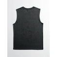 thumbnail image 2 of Gearup Black Men's Tank Top Sleeveless Shirts Casual Personalized T-Shirt Customized w/Photo, 2 of 7