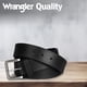 thumbnail image 5 of Vestido casual campestre de cuero Belt Wrangler negro para hombre, 5 of 7