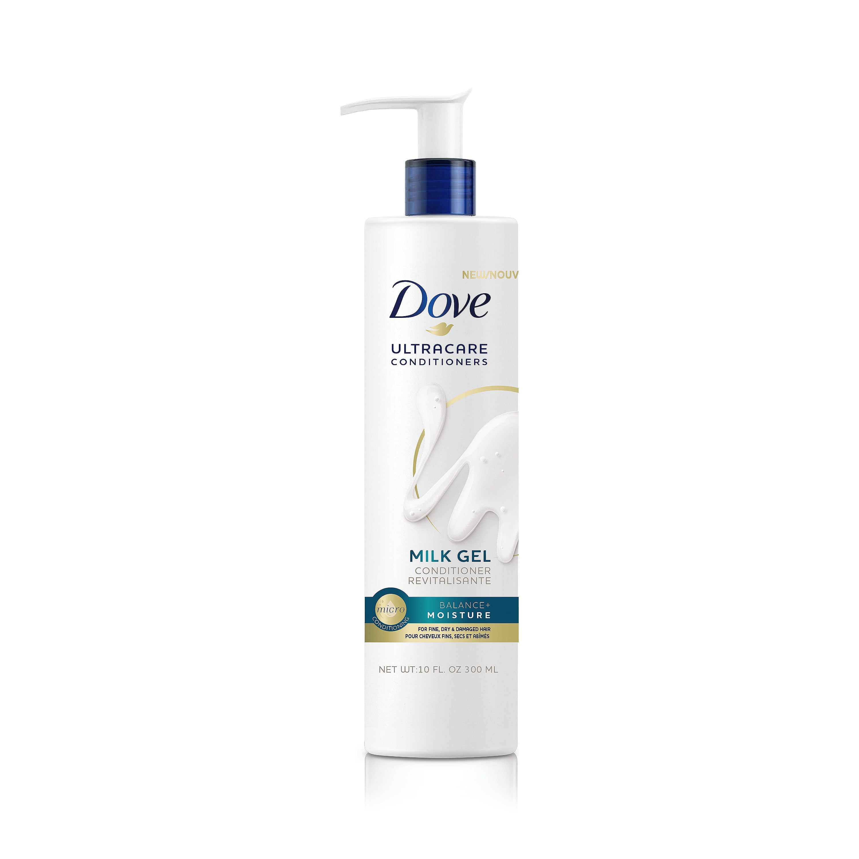 Dove UltraCare Conditioners Milk-Gel For Fine, Dry, Damaged Hair Balanced  Moisture 10 oz 