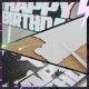thumbnail image 5 of Cake Topper HEARTHM Happy Birthday Black Glitter Sci-Fi, 5 of 8