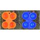 thumbnail image 5 of Huevera/Huevera de plástico portátil para camping y picnic (color azul), Fontainebleau, 5 of 5