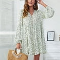 thumbnail image 4 of Vestido con cuello en V vestido de mujer suelto para diario para fiesta ANGGREK Otros, 4 of 6