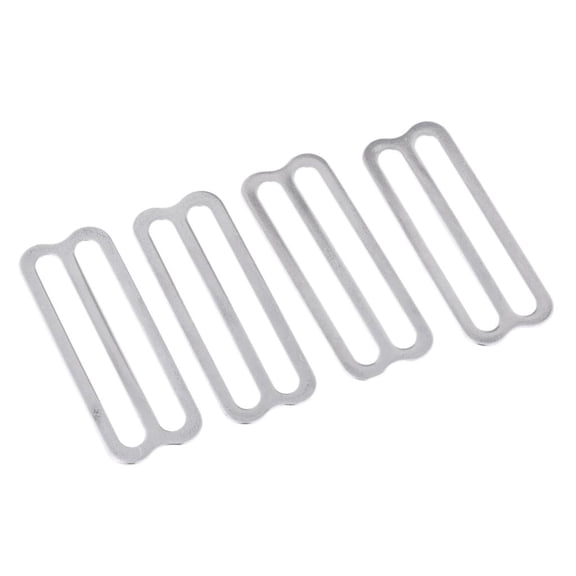 4 Pieces Stainless Steel Standard 2 Inch Weight Retainer for Scuba