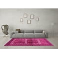 thumbnail image 3 of Ahgly Company Indoor Square Southwestern Pink Country Area Rugs, 3' Square, 3 of 4