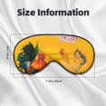 thumbnail image 5 of Goofa The Chicken Family Printed Sleep Eye Mask for Men Women, Zero Eye Pressure Sleeping Mask, Light Blocking Night Blindfold, Soft Eye Shade Cover, 5 of 7