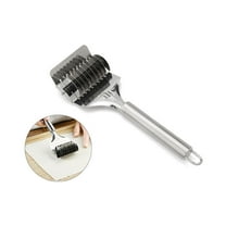 ELAYARD Stainless Steel Pasta Maker Noodle Cutter with Handle Hole for Kitchen Use