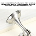thumbnail image 6 of Ikohbadg Magnetic Door Stoppers, Stainless Steel Door Stops for Wall and Floor Mounting, Door Holder Keep Door Open, Magnetic Door Catch Stoppers for Bottom of Door, No Drilling Door Stop, White, 6 of 10