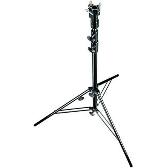Manfrotto 10.6' Aluminum Air Cushioned Senior Cine Stand with Leveling Leg, Black