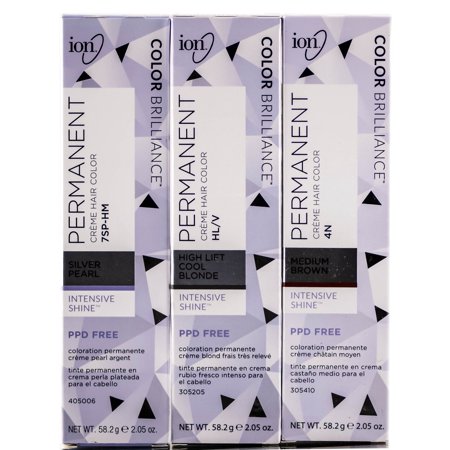 Ion Color Brilliance Permanent Creme Hair Color 7sp Hm Silver
