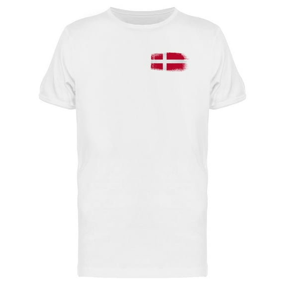 Brushstroke Denmark Flag Tee Men's -Image by Shutterstock