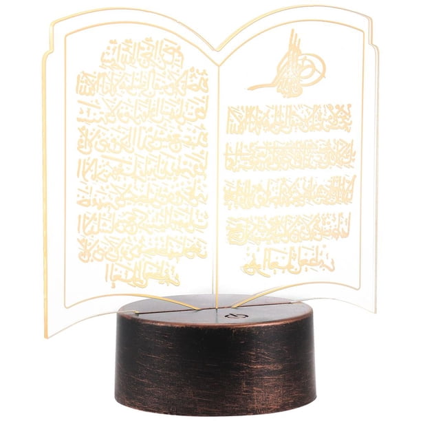 Eid Diversos Patrones Corán Musulmán Decoración Ramadán Regalo Luz Nocturna Yuarrent HA025217-02