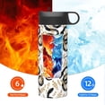 thumbnail image 6 of Uemuo Snake Print 18oz Sports Insulated Kettle, Water Bottle, Outdoor Sports Bottle, Insulated Hydration Bottle with Handle & Flip Straw, 6 of 8