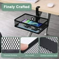 thumbnail image 4 of Drawer Under Desk Storage Organizer, Clamp on Desk Drawer, Under Desk Storage, Clamp Drawer Basket, Hanging Desk Storage, Under Desk Mount Tray, Suitable for Multiple Scenes (Black), 4 of 11