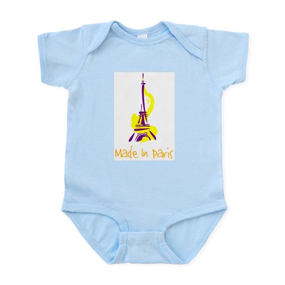 CafePress - Made In Paris Infant Creeper - Baby Light Bodysuit, Size Newborn - 24 Months