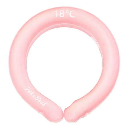 

Fovolat Cooling Neck Wraps Ring|Hands-Free Ice Wrap for Neck|Reusable Ice Pack Tube for Outdoor Sports and Activities Summer Heat Indoor/Outdoor Work