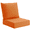Orange, variant on U-HOMY Outdoor Dining Chair Cushion with Ties and Handle, Patio Cushion for Dining Chairs